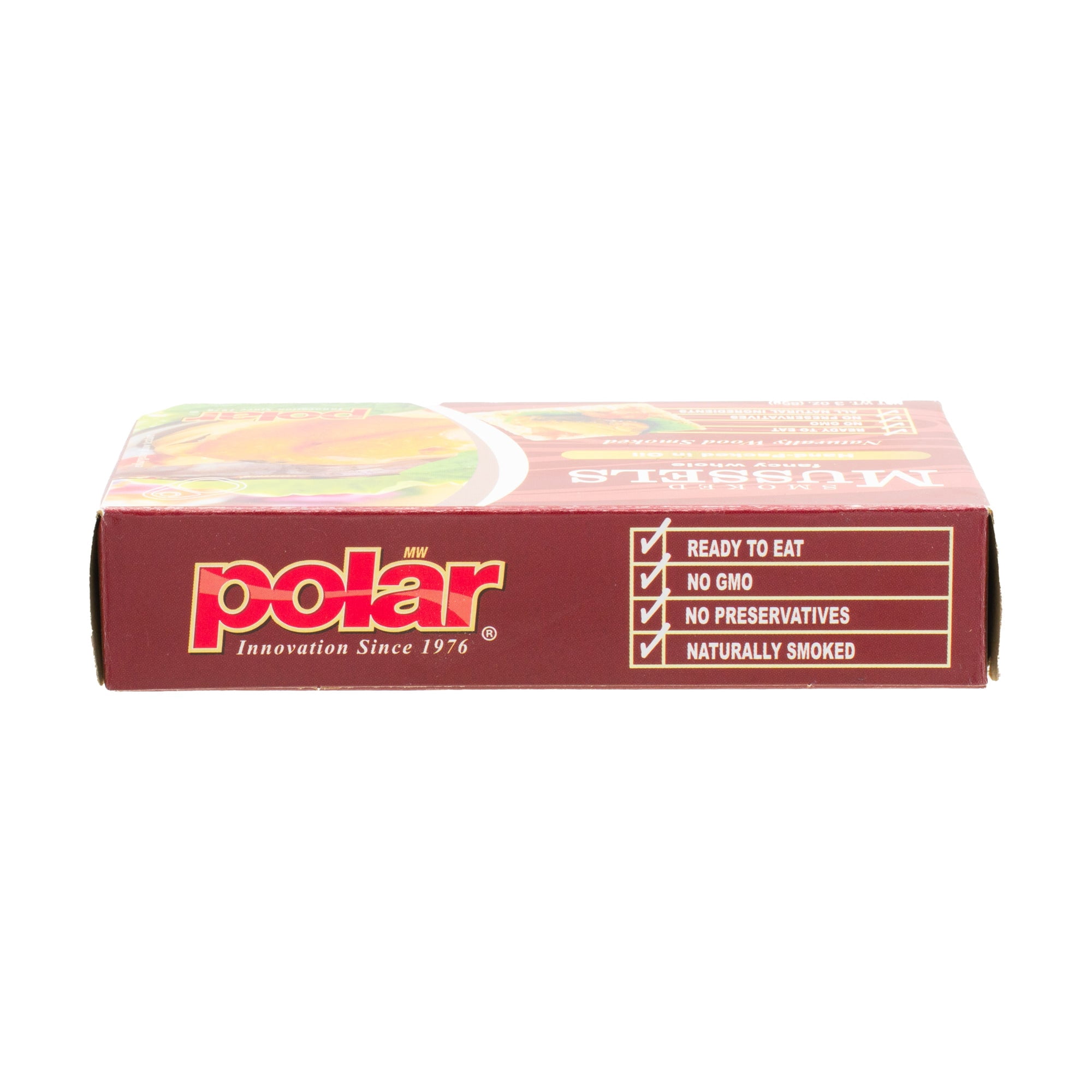 MW Polar Fancy Whole Smoked Mussels 3 oz Can (Pack of 24)