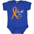 thumbnail image 3 of Inktastic Faith over Fear Leukemia Awareness with Orange Ribbon Boys or Girls Baby Bodysuit, 3 of 5