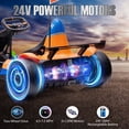 thumbnail image 4 of Luku 24V Licensed McLaren Drift Racing Go Kart, 400W Two Motor, Damping System for Big Kids Age 6+, 4 of 6