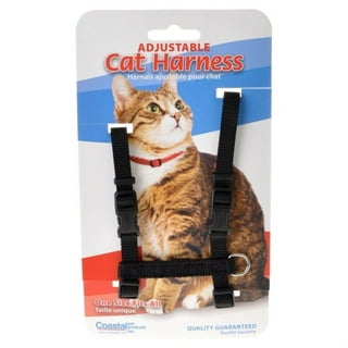 Legendog 2 Pcs Cat Harness and Leash Set Adjustable Halter Pet Harness  Kitten Nylon Strap Belt Safety Rope Leads for Walking Escape Proof  (Clearance