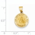 thumbnail image 2 of 14k Polished/Satin Our Lady Perpetual Help Medal Hollow Pendant XR1256, 2 of 2
