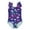 7-Purple, variant on MuXiKeJi Clothes Girls Swimsuit One Piece Swimsuits One Shoulder Ruffle Bathing Suit Beach Swimwear Kids Adjustable Strap