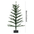 thumbnail image 2 of 24 Inch Artificial Christmas Tree Tabletop Xmas Tree with Base Stand Artificial Pine Centerpiece for Home Office Kitchen Dining Table Holiday Party Decorations Indoor Winter Decor, 2 of 6