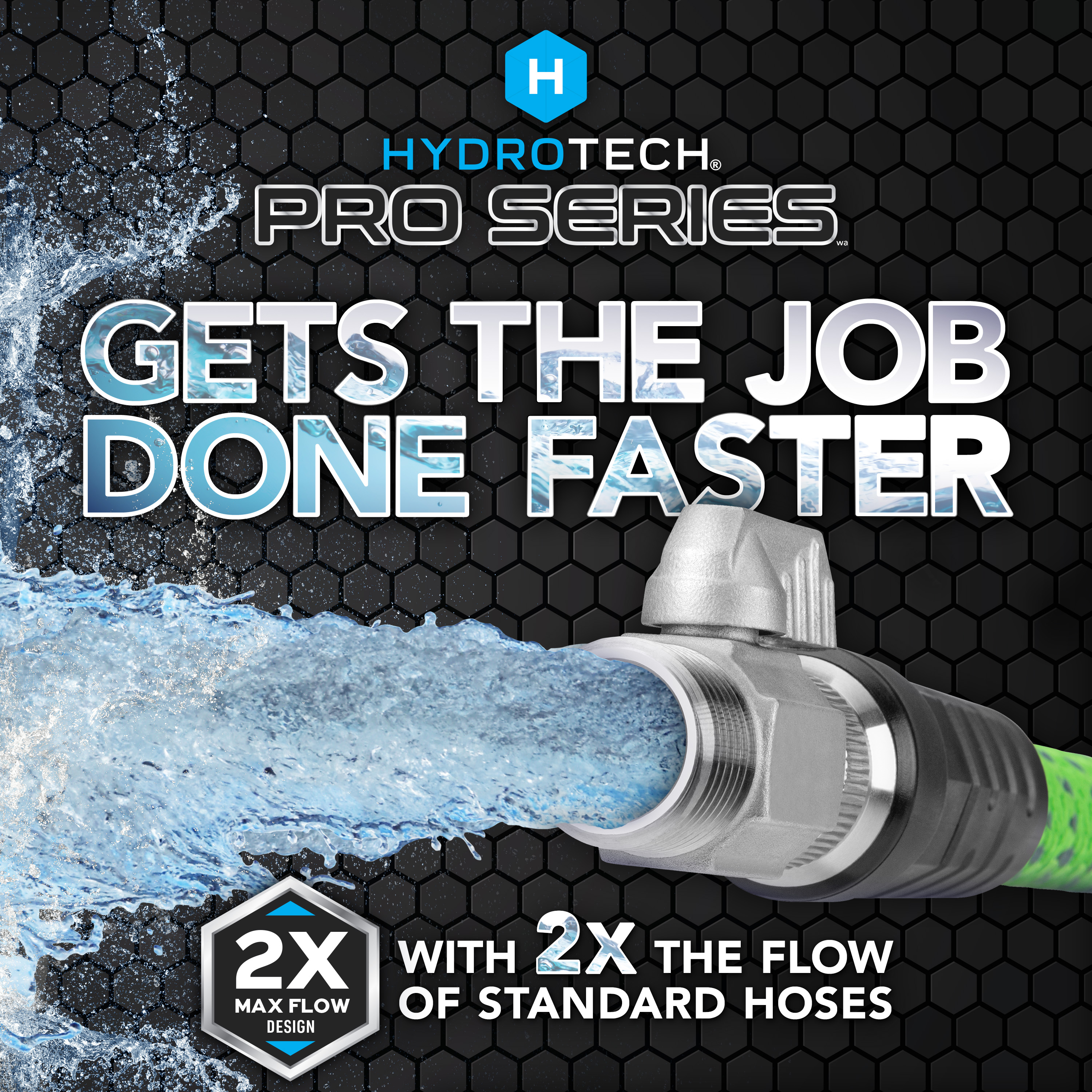 HydroTech Pro Series 50 ft Expandable Garden Hose, 3/4 in photo 7