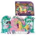 thumbnail image 1 of Muñeca Ava de Unicorn Academy de Playset con forma de hoja que cambia de color, 1 of 9