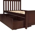 thumbnail image 6 of Max & Lily Twin Bed Frame with Storage Drawer, Solid Wood Platform Bed for Kids, Espresso, 6 of 8