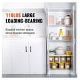 thumbnail image 6 of Kitchen Pantry Cabinet, 60" Tall Freestanding Food Storage, 3 Adjustable Shelves, Engineered Wood Utility Cupboard for Kitchen Dining Room - 110LBS Capacity, 6 of 9