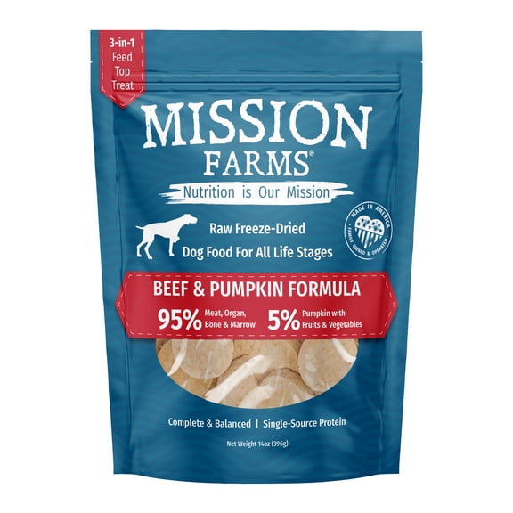 Beef & Pumpkin Freeze-Dried Dog Food