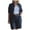 Blue, variant on Fgnfyis Womens Cardigan Shirt Top Summer Solid Color Casual Shorts Two Piece Short Sets for Women Short Sets White L