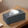 thumbnail image 4 of Avdolw Rectangular PU Leather Tissue Box Cover for Bathroom, Home, Office, Stylish Napkin Holder with Magnetic Bottom, Easy to Clean, 4 of 6