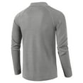 thumbnail image 4 of YYDGH Polo Shirts for Men Slim Fit Long Sleeve Stretch Soft Fitted Breathable Collared Mens Pullover Solid Color Shirts, 4 of 6