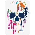 thumbnail image 2 of 1sheet PET Hollow Out Drawing Painting Stencils for Scrapbook Photo Album Skeleton 297x210mm, 2 of 9