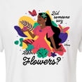 thumbnail image 3 of Encanto - Did Someone Say Flowers - Juniors Cropped Cotton Blend T-Shirt, 3 of 5