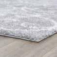 thumbnail image 5 of Bliss Rugs Transitional Floral 7'10'' x 10'2'' Silver and White Polypropylene Indoor Area Rug, 7'10'' x 10'2'', 5 of 10
