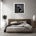 thumbnail image 3 of Stephen Chambers 26x26 White Modern Wood Framed Wall Art Titled - 3D Rat, 3 of 6