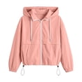 thumbnail image 4 of Dpjklzsn Men's Waterproof Hooded Windbreaker Jacket, Full Zip Long Sleeve Casual Outdoor Coat with Zipper Pockets, 4 of 9