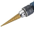 thumbnail image 6 of 3-12mm HSS Titanium Step Drill Bit HSS Power Tools for Wood Metal Drilling, 6 of 9