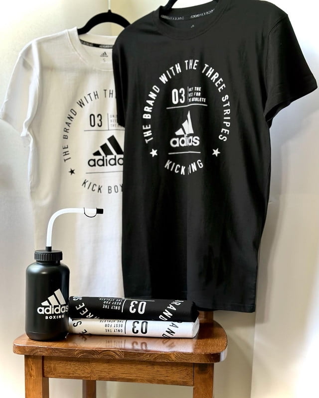 Adidas Community Line Kickboxing T-Shirt adiCL01KB- Premium Slim Fit for Workouts and Everyday Use