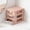 Pink, variant on Surpdew 3 Tier Desk Organizer with Clear Drawers, Plastic Desk Storage Box, Desktop Storage Unit for Office Home Art Supplies, Bathroom, Countertop, Study, Makeup Stationary Organizer