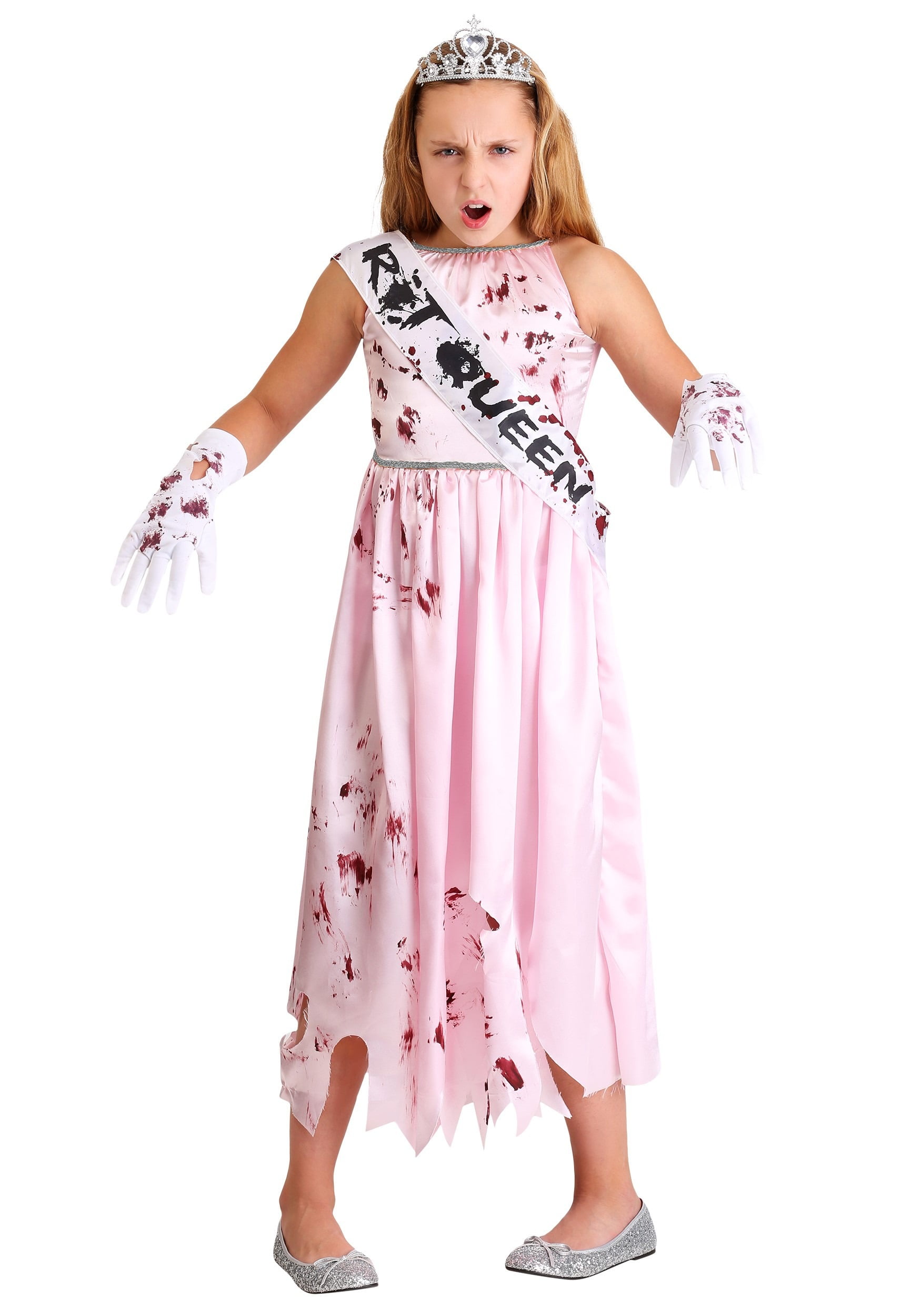 Girls Zombie Queen Costume