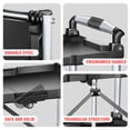 thumbnail image 6 of DNA MOTORING TOOLS-00430 3 Tier Folding Rolling Service CartCollapsible Utility Cart for Warehouse Workshops Restaurants, 6 of 7