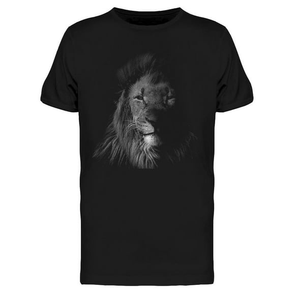 Lion Lingering In The Dark T-Shirt Men -Image by Shutterstock, Male Large