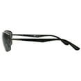 thumbnail image 3 of Foster Grant Drivers Premium Wrap Men's Sunglasses, Gunmetal Smoke Solid, 3 of 5