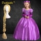thumbnail image 2 of Vestido de Rapunzel enredado para niñas, traje de princesa con mangas abullonadas, trajes de Boutique para vacaciones de Navidad y Halloween Fivean unisex, 2 of 2