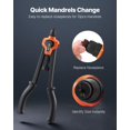 thumbnail image 4 of Kit de herramientas para remaches VEVOR de 43 cm con 13 mandriles y funda para 130 tuercas, 4 of 9