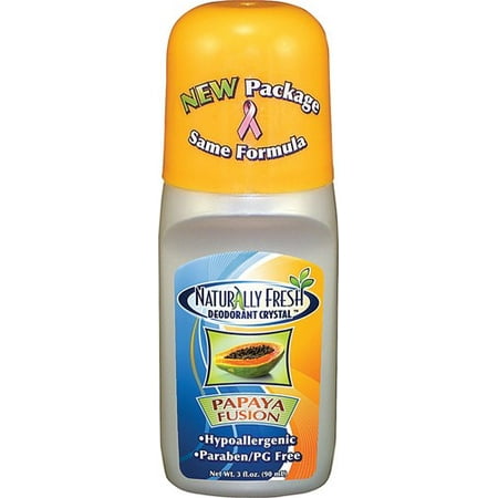 Naturally Fresh Deodorant Crystal Roll-On Papaya Fusion 3 oz