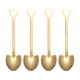 thumbnail image 2 of Juego de cucharas de café de acero inoxidable Cuchara de miel de postre con punto de oro, 2 of 9