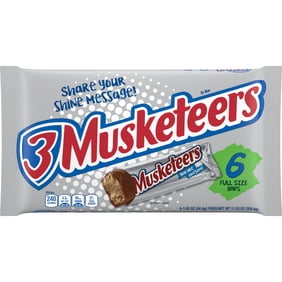 3 Musketeers Candy Milk Chocolate Bars Bulk - 1.92 oz