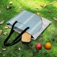 thumbnail image 6 of Cute White Duck Striped Background Outdoor Picnic Blanket, Foldable Waterproof Beach Mat, Portable Beach Blanket for Beach Camping, Hiking, Family Concerts, 6 of 8