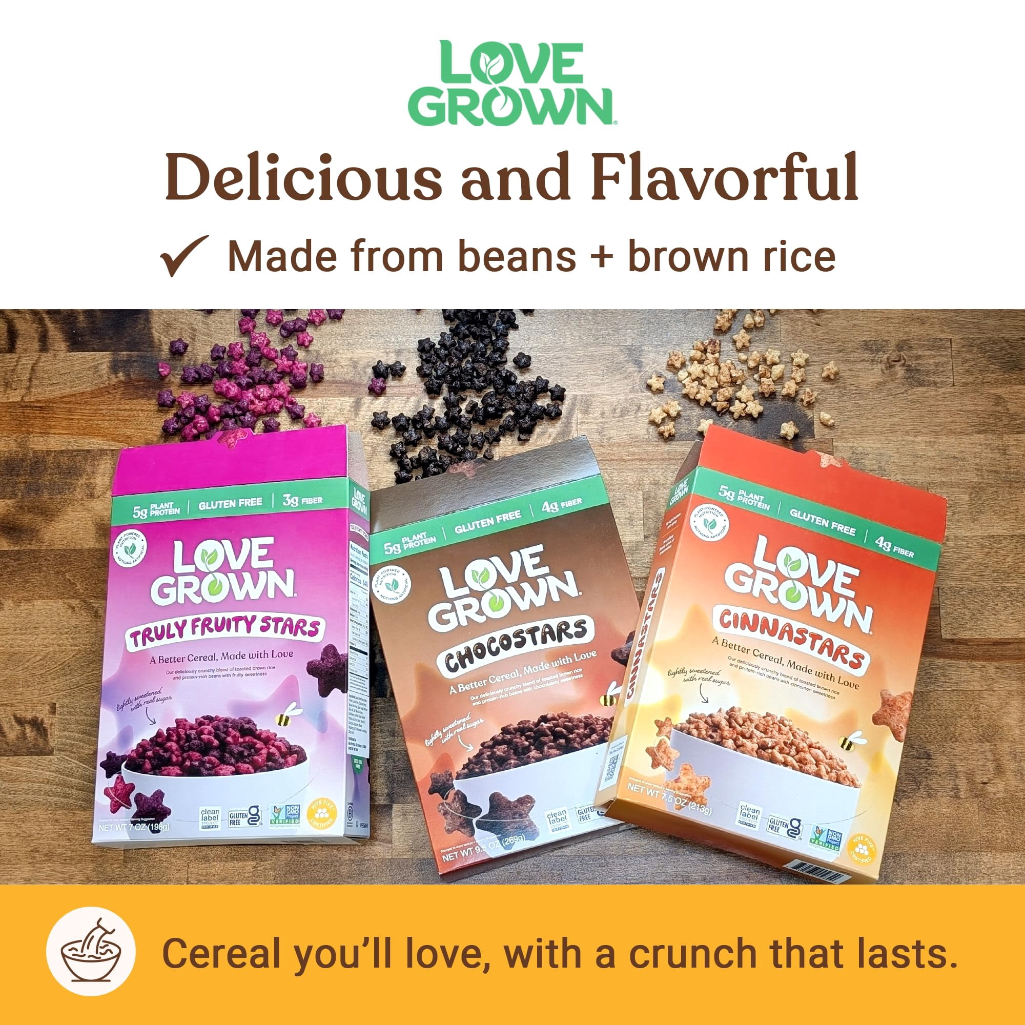 Love Grown Star Cereal Variety Pack