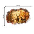 thumbnail image 2 of Sticker Mural 3D Wapiti Forêt Autocollant de Fond Autocollant de Pièce Décoration de la Maison, 2 of 7
