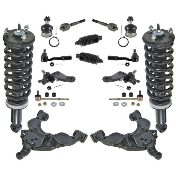 Front Struts Lower Control Arms Tie Rods Links 16 Pcs fits Toyota Tundra 00-03