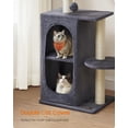 thumbnail image 3 of Torre de felpa pequeña con postes para rascar Cat Tree Feandrea, 3 of 6