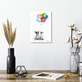 thumbnail image 2 of Elephant Stock The Eight Balloons Wall Art - Vertical Canvas Wall Art - Living Room Wall Decor - Animal Canvas - White And Pink Decor By Ashvin Harrison - 8" x 12", 2 of 8