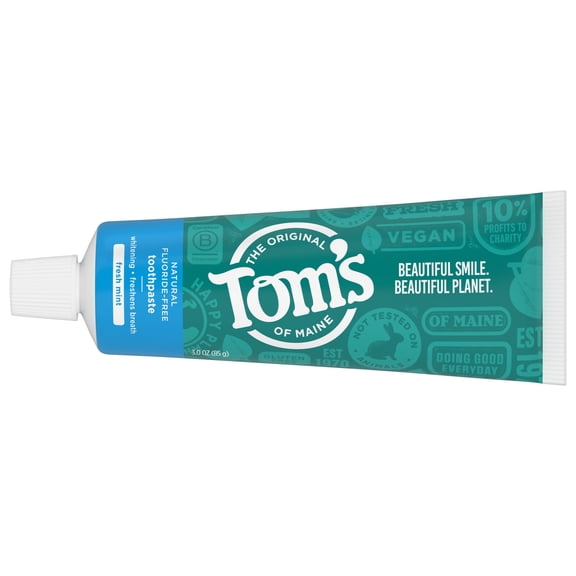 Tom's of Maine Fresh Mint Fluoride Free Toothpaste 3oz