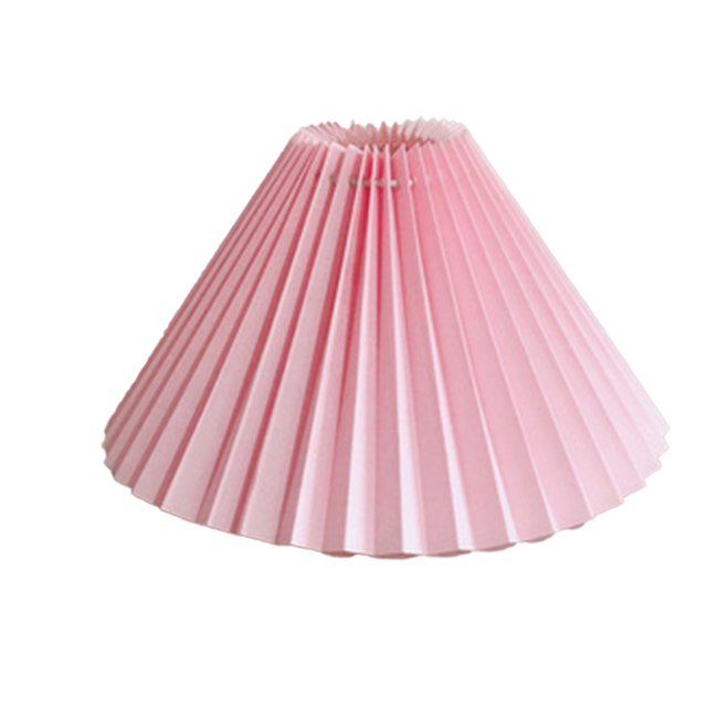 CAROOTU Pleated Lampshade E27 Light Cover Japanese Style Fabric Table Lamp Ceiling Decor
