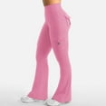 thumbnail image 4 of Kelon Yoga Pants, Workout Cargo Leggings with Pockets for Women Hidden Scrunch Butt Lifting Leggings Gym Yoga Pants, 2XL, 4 of 5