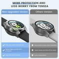 thumbnail image 3 of KOMI [2Pack] for Samsung Galaxy Watch 5 2022 & 4 2021 Screen Protector Case 44mm Accessories, Protective Face Cover for 44 mm, Hard Bumper Built-in Tempered Glass Film for Women Men, 3 of 8