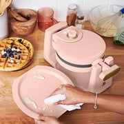 Beautiful Rotating Belgian Waffle Maker, Rose by Drew Barrymore