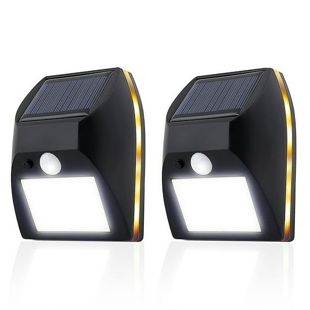 leyfeng Lámpara de pared con marco colorido/blanco cálido Detección de cuerpo y control de luz 1/2PCS