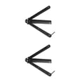 thumbnail image 3 of Seitruly Peine plegable de acero inoxidable para entrenamiento, cuchillo de mariposa, peine, barba, bigote, cepillo, herramienta de estilismo de Negro 2piezas Seitruly CBP161332, 3 of 5
