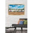 thumbnail image 2 of Surfboards in Maui, Hawaii Wall Poster, 22.375" x 34", Framed, 2 of 3