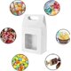 thumbnail image 5 of 25 Pieces Kraft Paper Gift Box, Gift Bag with Window, Paper Bags with Handles, Gift Paper Bag, for Candy, Cookies, Snacks Packaging, 5 of 5