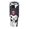 thumbnail image 2 of Kuromi And My Melody 40 Oz Tumbler with Handle And Straw, Vacuum Insulated Stainless Steel Double Wall Water Bottle Travel Coffee Mug, Gifts for Women Boys Girls, 2 of 8