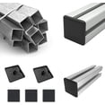 thumbnail image 3 of 40 Piezas Tapas de Extremo de Extrusión de Aluminio, Tapas de Extremo de Perfil de Aluminio de 30 x 30 mm, para Perfil de Construcción de Aluminio, 3 of 5
