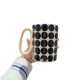 thumbnail image 1 of INS retro geométrico Polka Dot Taza de cerámica francés gran capacidad alta temperatura café desayuno leche pareja taza agua, 1 of 5